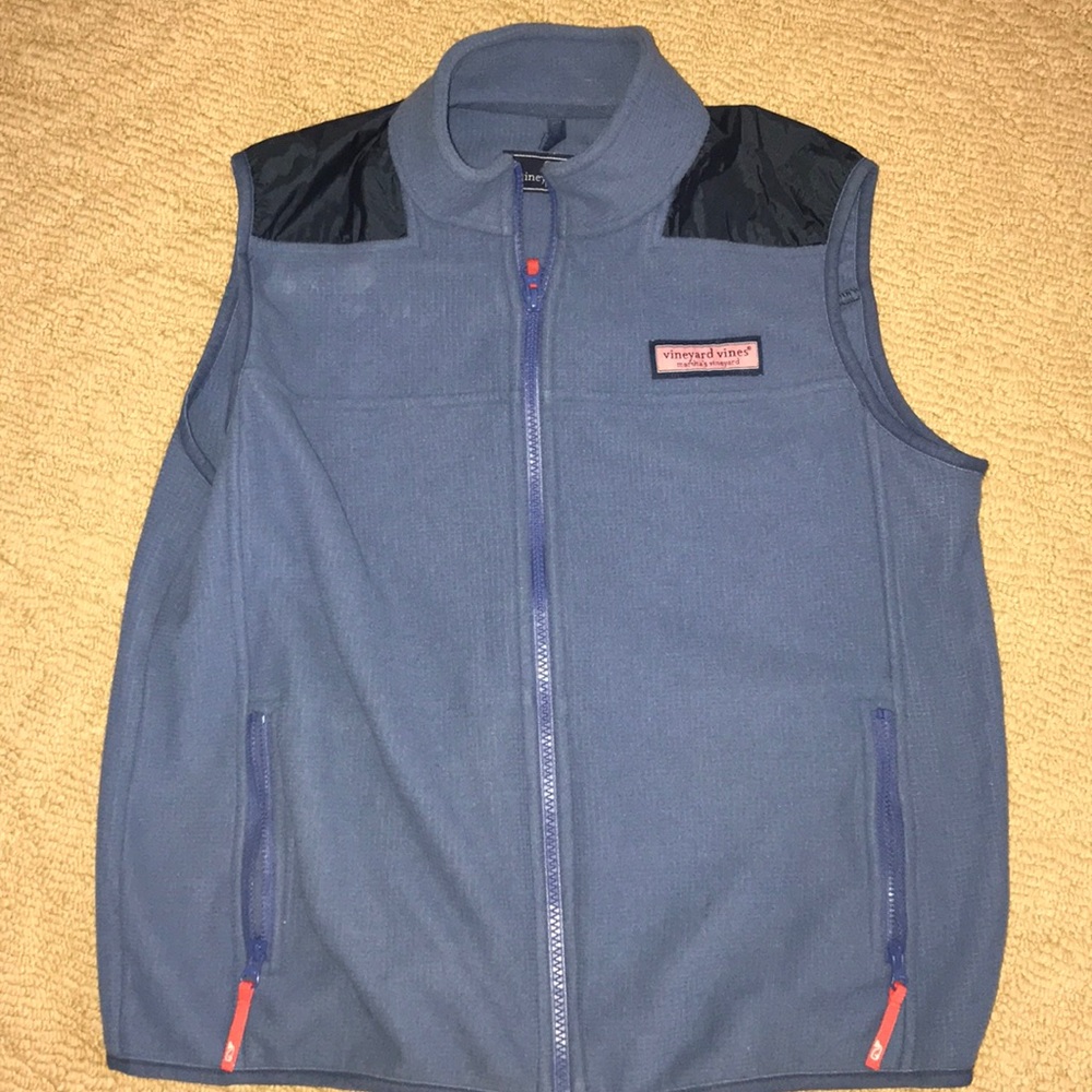 Vineyard Vines fleece vest boys, medium 12-14
